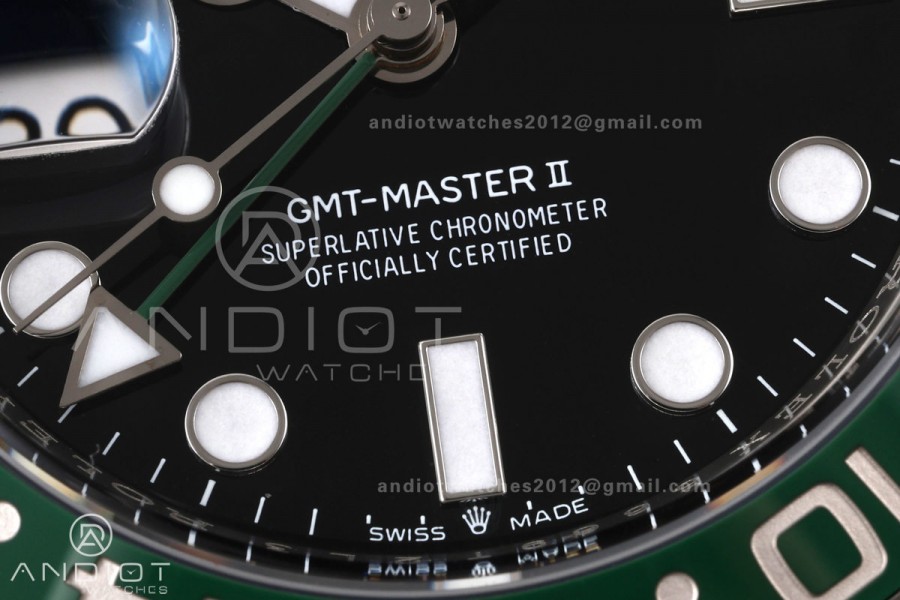 GMT-Master II 126720 VTNR 904L Steel RWF 1:1 Best Edition on Jubilee Bracelet JH3285 (Free Sprung)