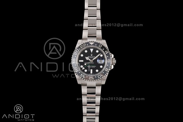 GMT-Master II 126710 GRNR 904L Steel RWF 1:1 Best Edition on Oyster Bracelet JH3285 (Free Sprung)