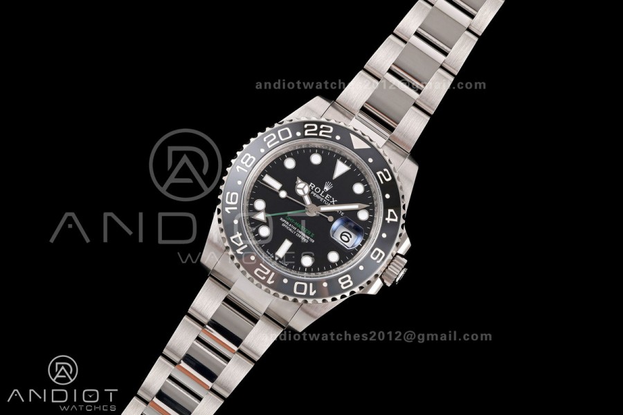 GMT-Master II 126710 GRNR 904L Steel RWF 1:1 Best Edition on Oyster Bracelet JH3285 (Free Sprung)
