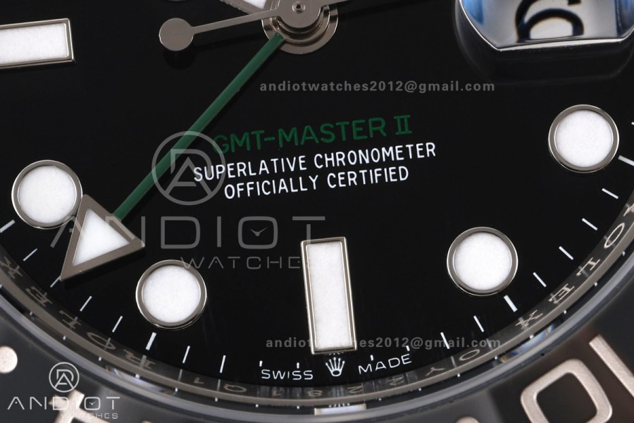 GMT-Master II 126710 GRNR 904L Steel RWF 1:1 Best Edition on Oyster Bracelet JH3285 (Free Sprung)
