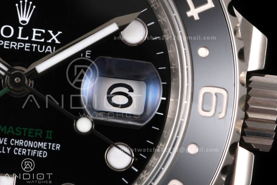 GMT-Master II 126710 GRNR 904L Steel RWF 1:1 Best Edition on Oyster Bracelet JH3285 (Free Sprung)
