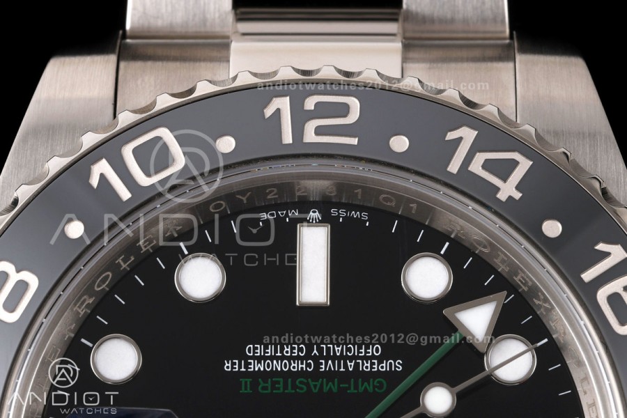 GMT-Master II 126710 GRNR 904L Steel RWF 1:1 Best Edition on Oyster Bracelet JH3285 (Free Sprung)