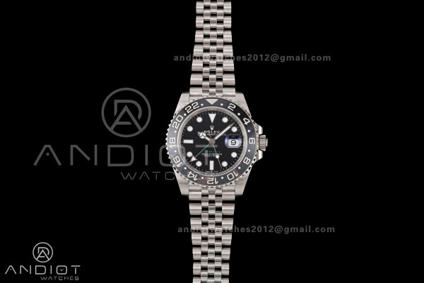 GMT-Master II 126710 GRNR 904L Steel RWF 1:1 Best Edition on Jubilee Bracelet JH3285 (Free Sprung)