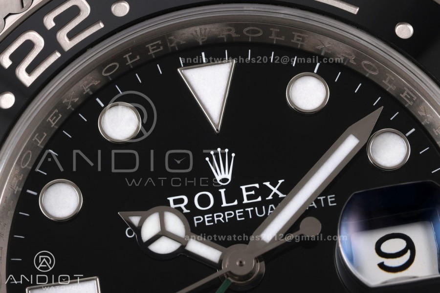 GMT-Master II 126710 GRNR 904L Steel RWF 1:1 Best Edition on Jubilee Bracelet JH3285 (Free Sprung)