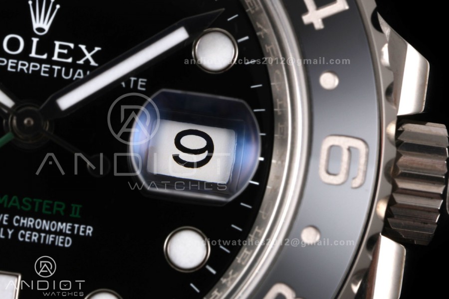 GMT-Master II 126710 GRNR 904L Steel RWF 1:1 Best Edition on Jubilee Bracelet JH3285 (Free Sprung)