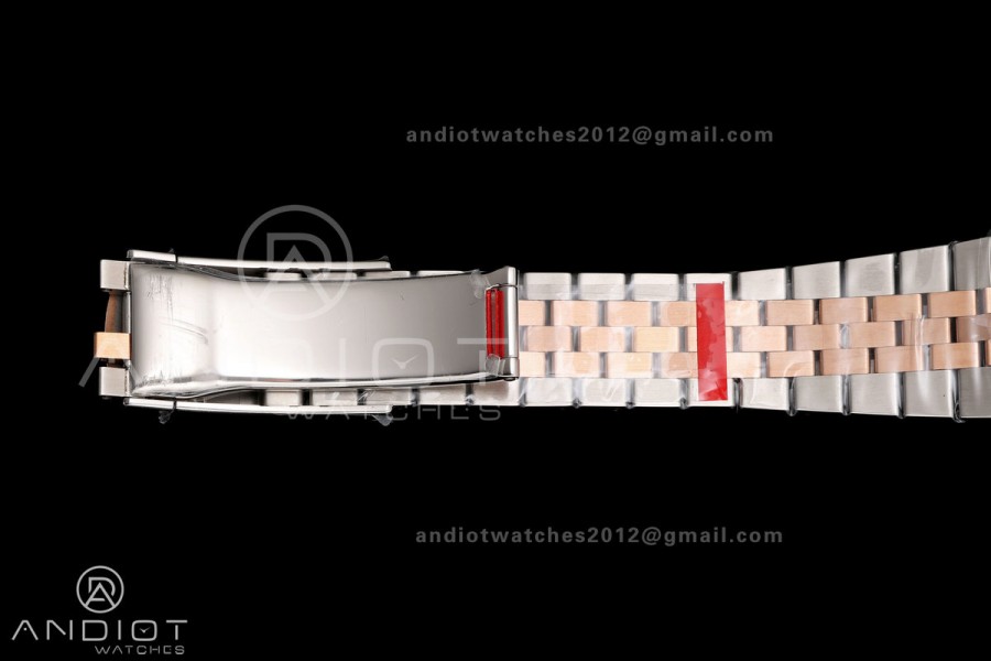 DateJust 41 126331 SS/RG VSF 1:1 Best Edition Brown Diamonds Dial on Jubilee Bracelet VS3235 V2