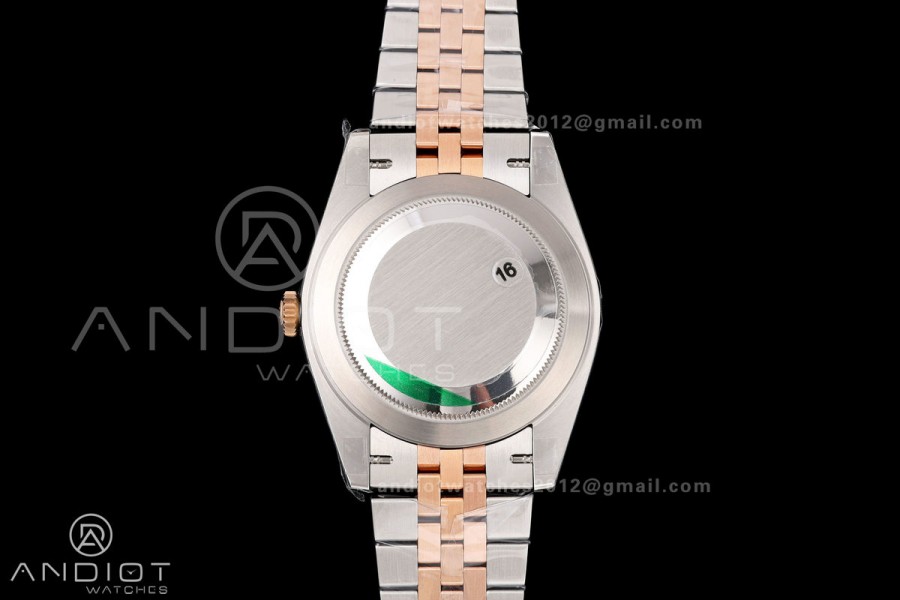 DateJust 41 126331 SS/RG VSF 1:1 Best Edition Brown Diamonds Dial on Jubilee Bracelet VS3235 V2