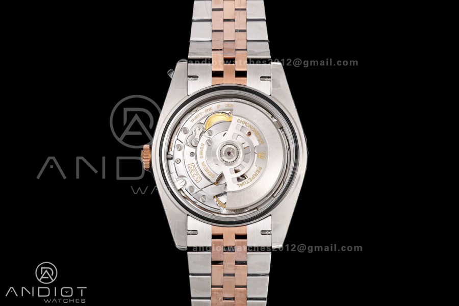 DateJust 41 126331 SS/RG VSF 1:1 Best Edition RG Diamonds Dial on Jubilee Bracelet VS3235 V2