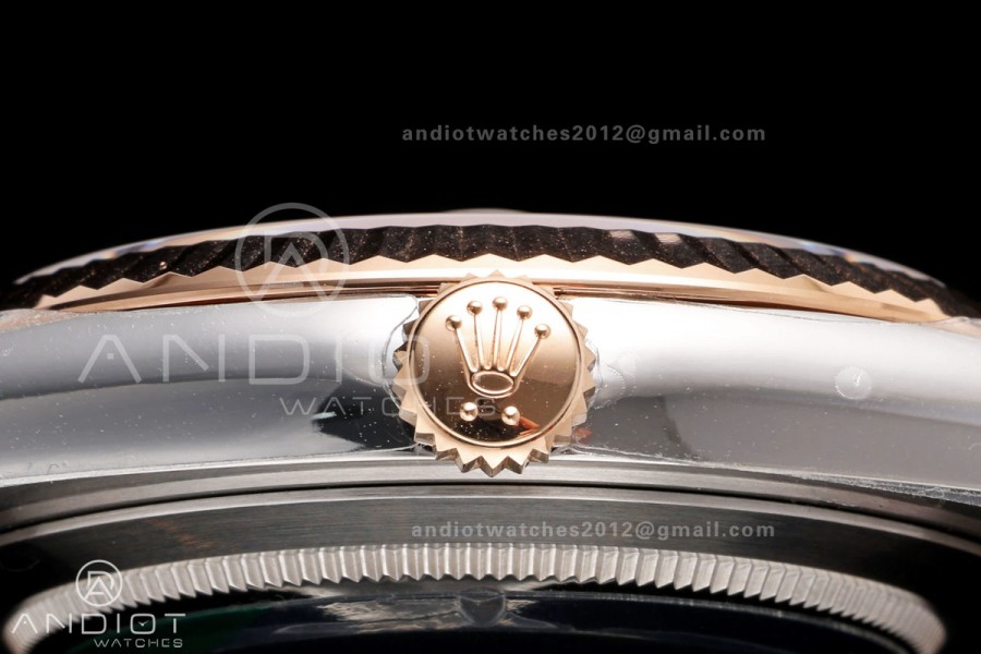 DateJust 41 126331 SS/RG VSF 1:1 Best Edition RG Diamonds Dial on Jubilee Bracelet VS3235 V2
