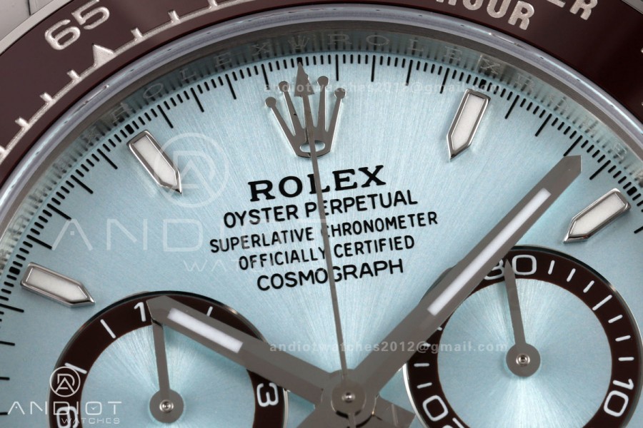Daytona 126506 VSF 1:1 Best Edition 904L Steel Ice Blue Stick Dial on SS Bracelet DD4802