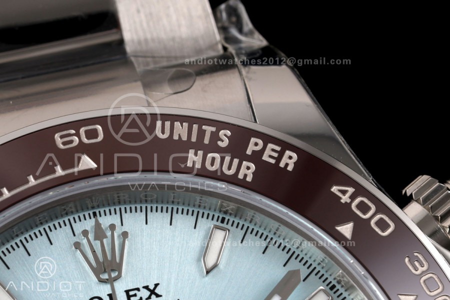 Daytona 126506 VSF 1:1 Best Edition 904L Steel Ice Blue Stick Dial on SS Bracelet DD4802