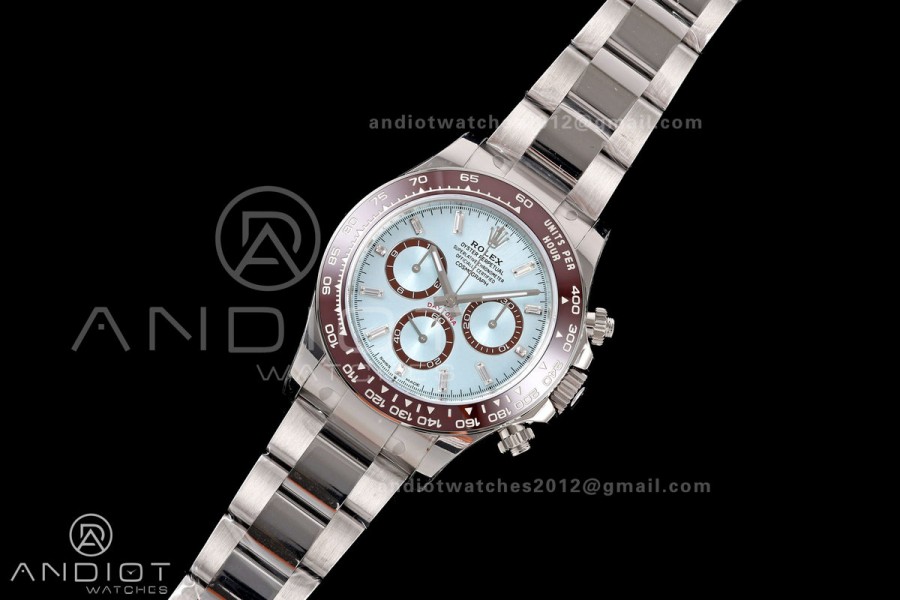 Daytona 126506 VSF 1:1 Best Edition 904L Steel Ice Blue Crystal Dial on SS Bracelet DD4802