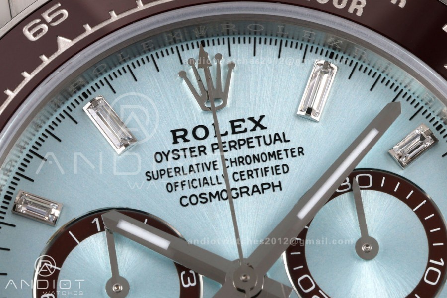 Daytona 126506 VSF 1:1 Best Edition 904L Steel Ice Blue Crystal Dial on SS Bracelet DD4802
