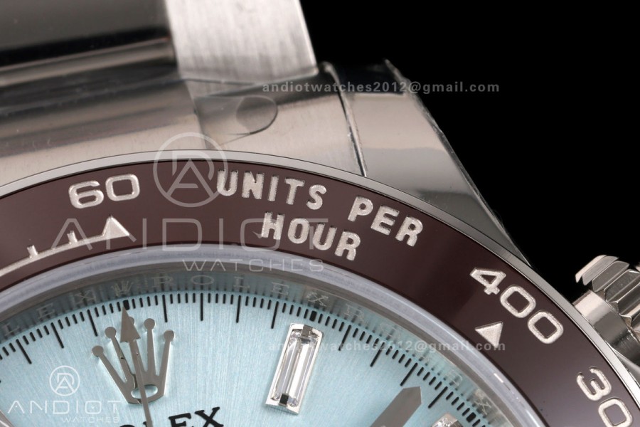 Daytona 126506 VSF 1:1 Best Edition 904L Steel Ice Blue Crystal Dial on SS Bracelet DD4802
