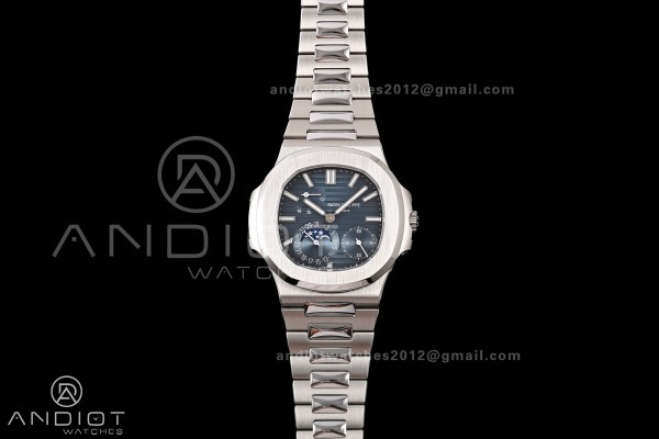 Nautilus 5712 SS WSF 1:1 Best Edition Blue Dial on SS Bracelet JH240 Super Clone