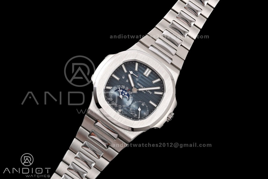 Nautilus 5712 SS WSF 1:1 Best Edition Blue Dial on SS Bracelet JH240 Super Clone