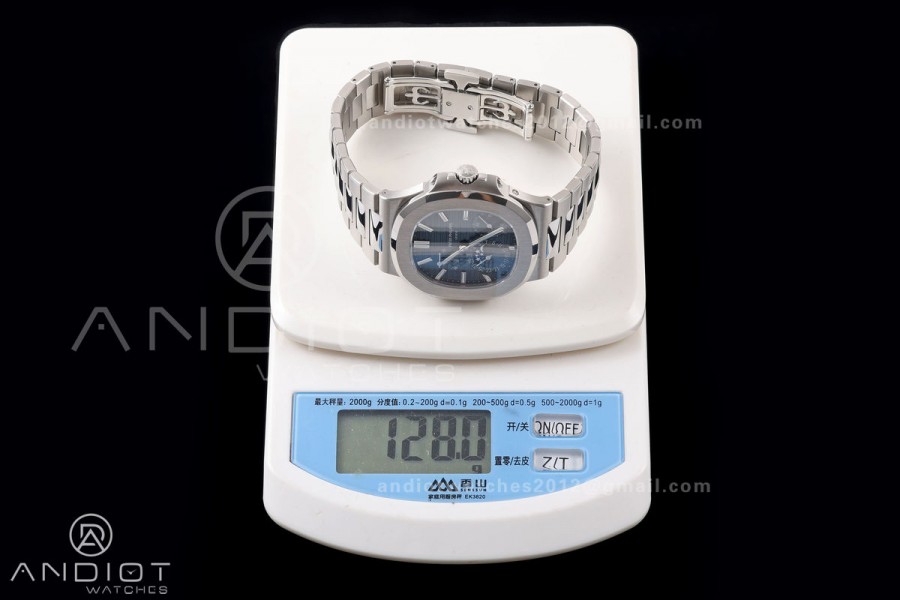 Nautilus 5712 SS WSF 1:1 Best Edition Blue Dial on SS Bracelet JH240 Super Clone