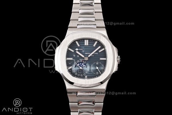 Nautilus 5712 SS WSF 1:1 Best Edition Blue Dial on SS Bracelet JH240 Super Clone