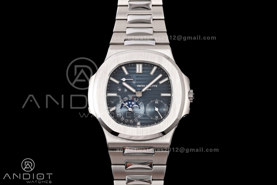 Nautilus 5712 SS WSF 1:1 Best Edition Blue Dial on SS Bracelet JH240 Super Clone