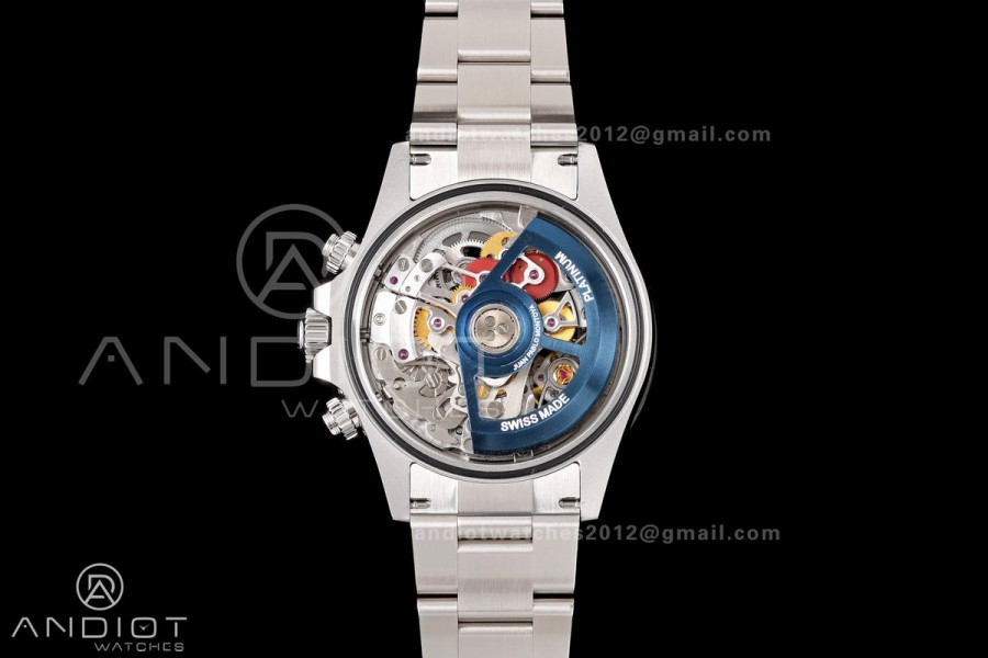 Daytona La Montaoya SONIC Best Edition Skeleton Blue Dial on SS Oyster Bracelet SA4130
