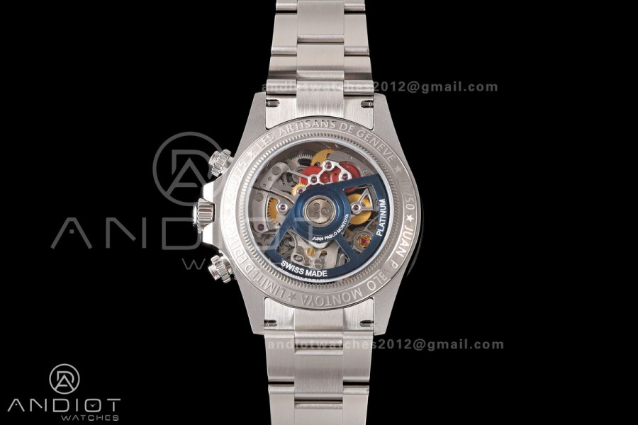 Daytona La Montaoya SONIC Best Edition Skeleton Blue Dial on SS Oyster Bracelet SA4130