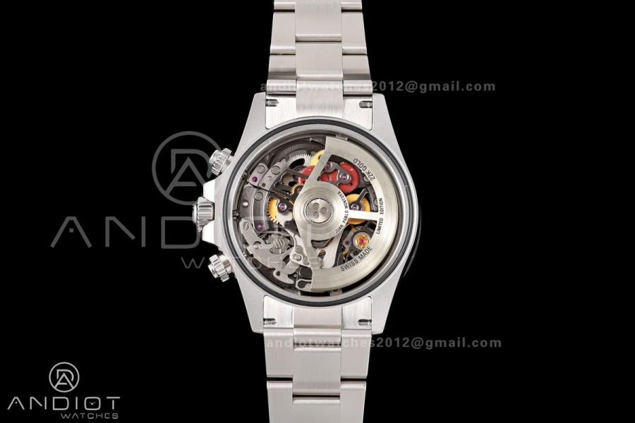 Daytona La Montaoya SONIC Best Edition Skeleton Black Dial on SS Oyster Bracelet SA4130