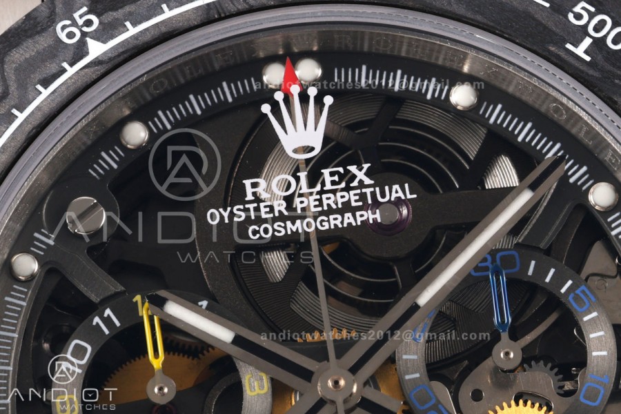 Daytona La Montaoya SONIC Best Edition Skeleton Black Dial on SS Oyster Bracelet SA4130