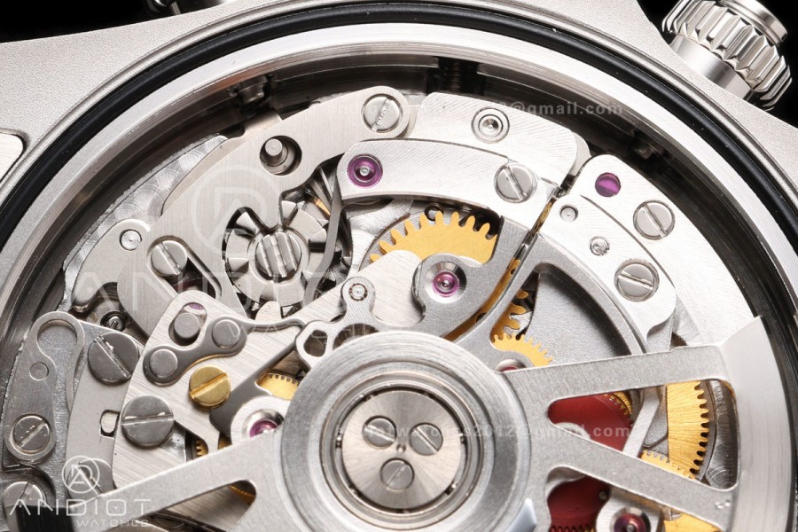 Daytona Arolla SONIC Best Edition Purple Crystal Skeleton Dial Diamonds Bezel on SS Oyster Bracelet SA4130