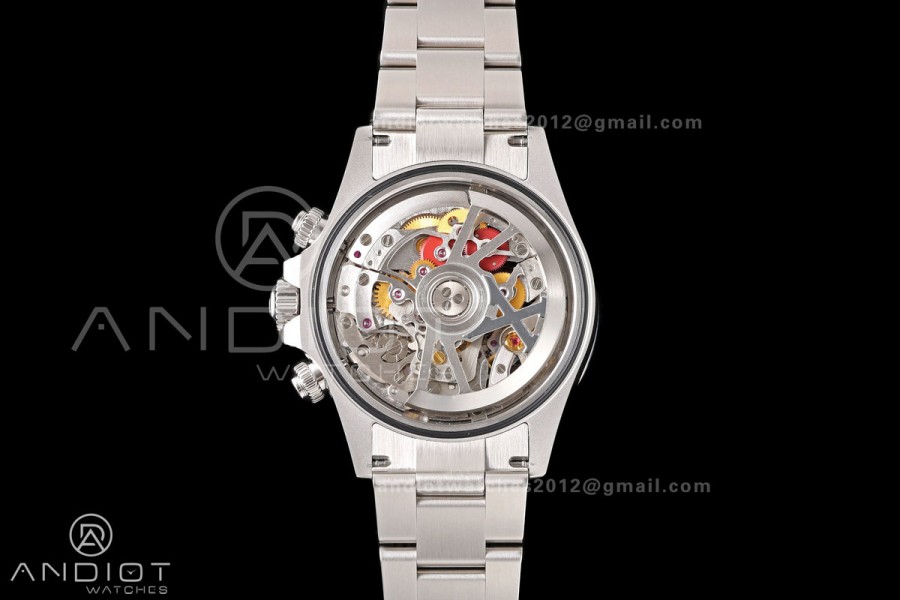Daytona Arolla SONIC Best Edition Purple Crystal Skeleton Dial Diamonds Bezel on SS Oyster Bracelet SA4130
