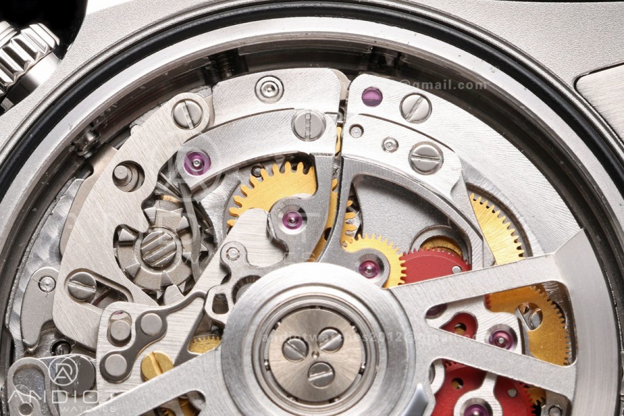 Daytona Arolla SONIC Best Edition Blue Crystal Skeleton Dial White Diamonds Bezel on SS Oyster Bracelet SA4130