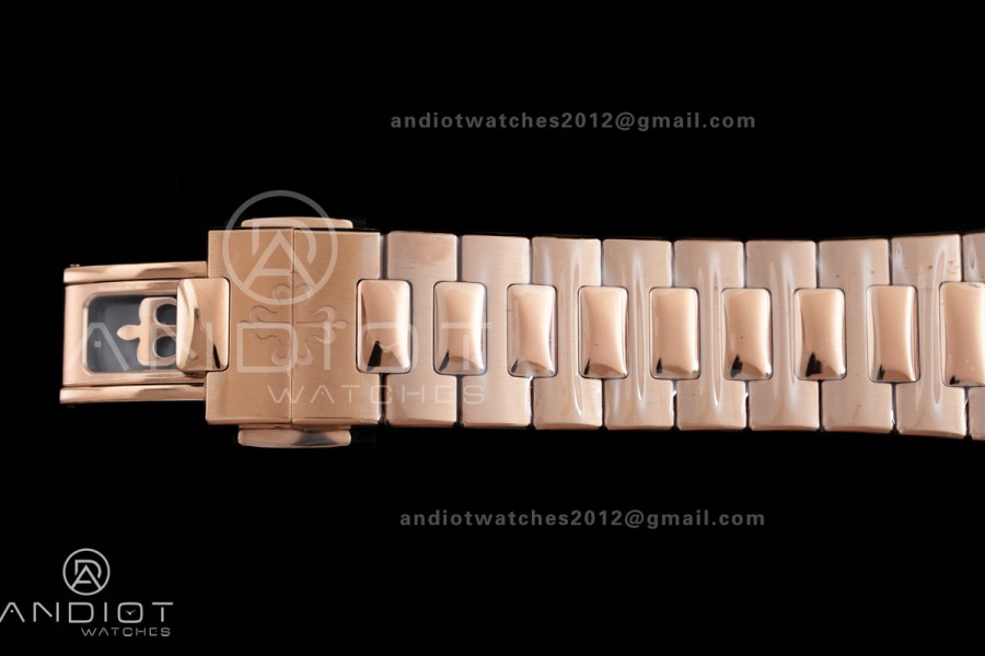 Nautilus 5712-1A 001 RG WSF 1:1 Best Edition Brown Dial On RG Bracelet Super Clone JH240
