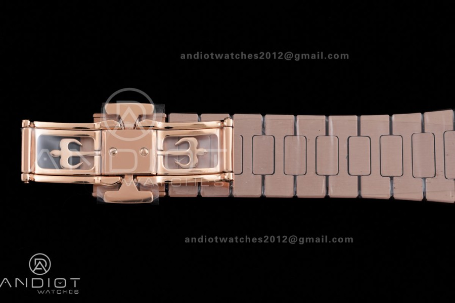 Nautilus 5712-1A 001 RG WSF 1:1 Best Edition Brown Dial On RG Bracelet Super Clone JH240