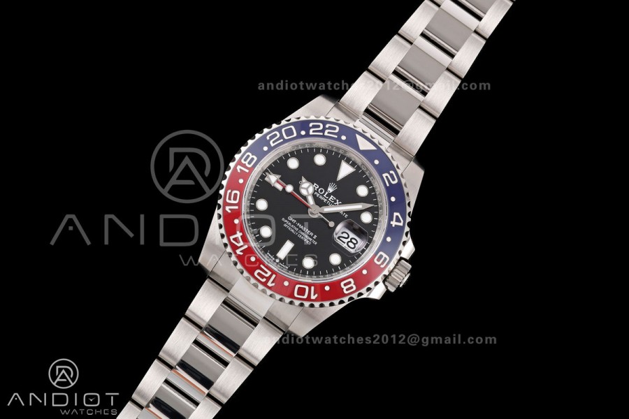 GMT-Master II 126710 BLRO 904L Steel RICH 1:1 Best Edition on Oyster Bracelet JH3285 (Free Sprung) V2