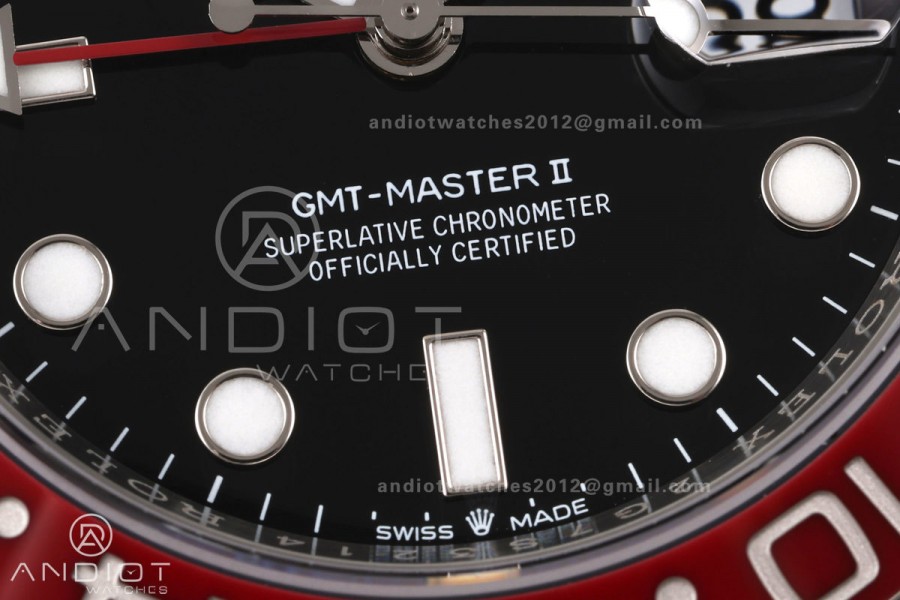GMT-Master II 126710 BLRO 904L Steel RICH 1:1 Best Edition on Oyster Bracelet JH3285 (Free Sprung) V2
