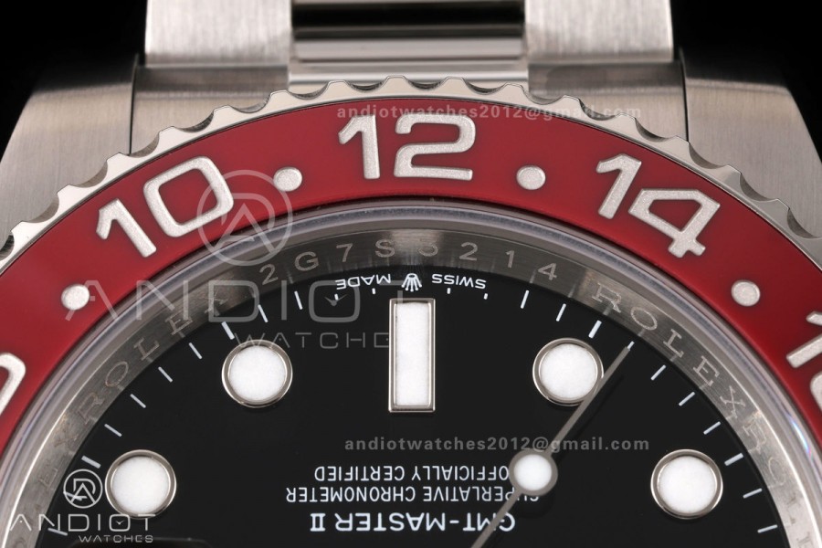 GMT-Master II 126710 BLRO 904L Steel RICH 1:1 Best Edition on Oyster Bracelet JH3285 (Free Sprung) V2