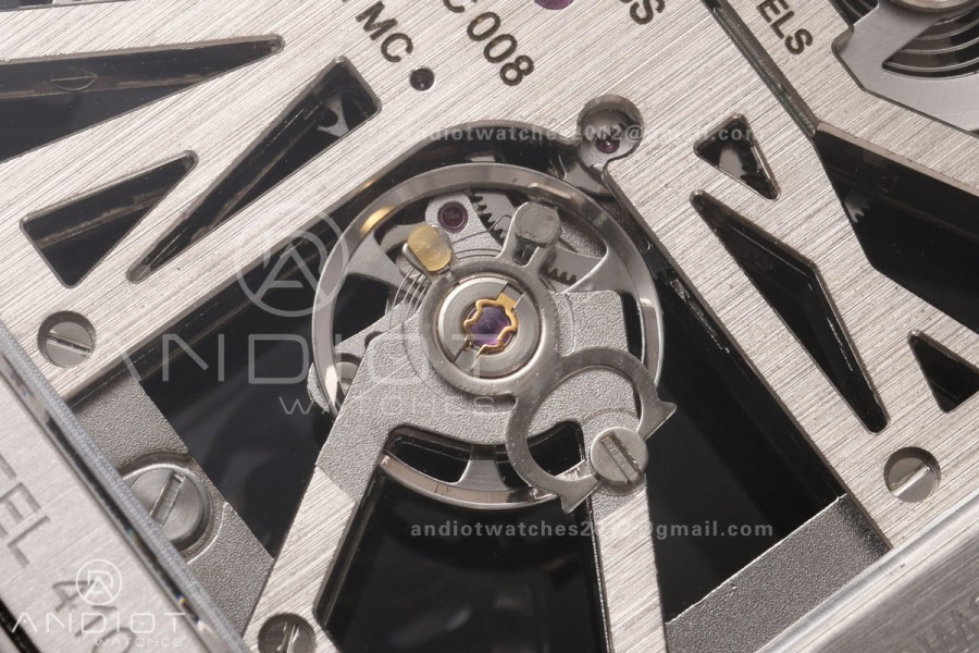 Santos Skeleton SS RICH 1:1 Best Edition Skeleton Dial 9611MC Super Clone V2