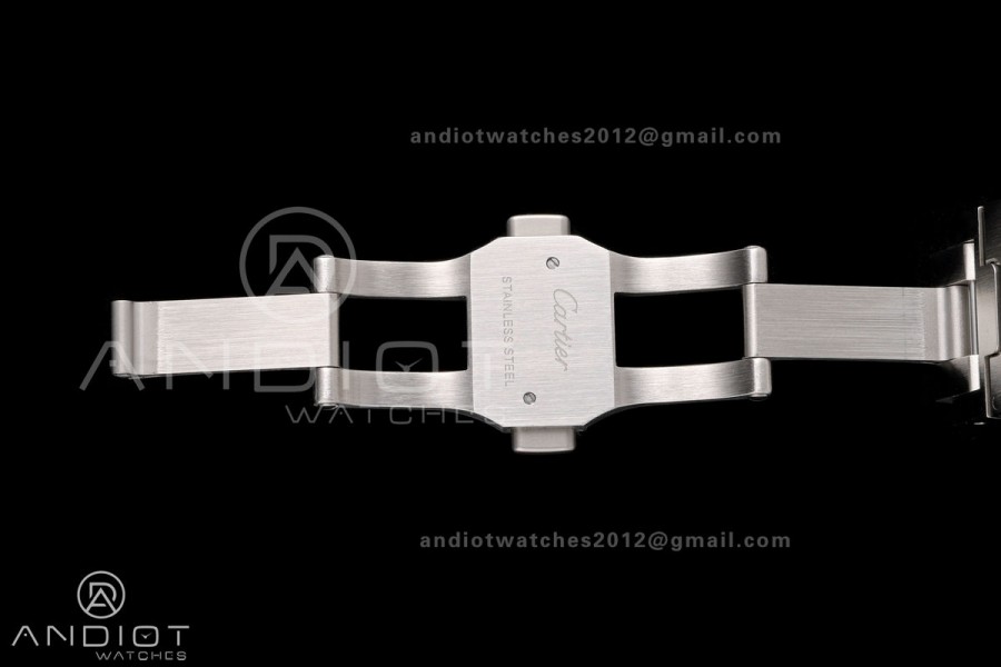 Santos Skeleton SS/YG RICH 1:1 Best Edition Skeleton Dial 9611MC Super Clone  V2