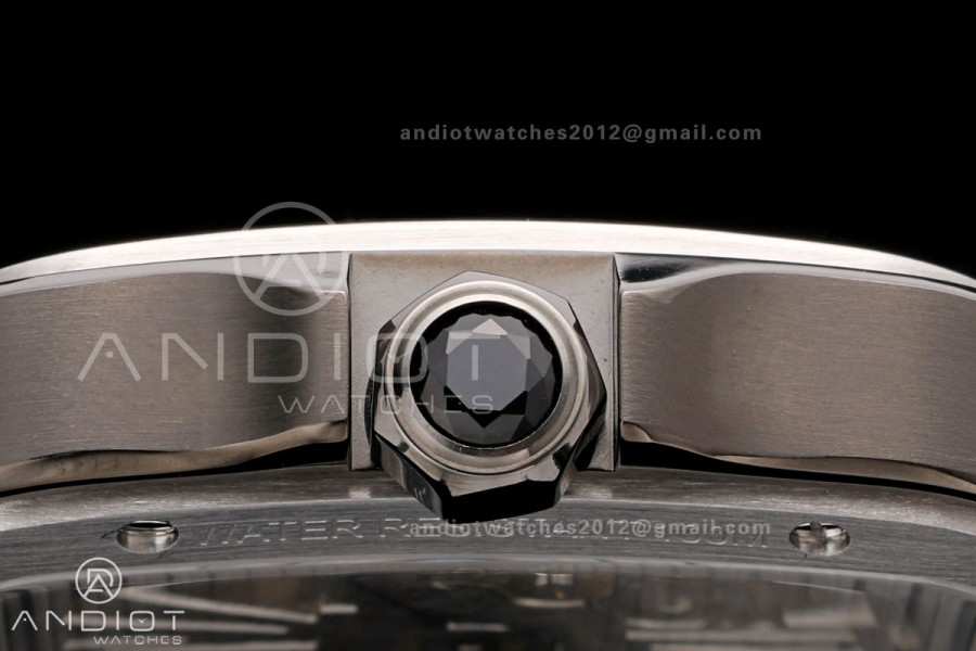 Santos Skeleton SS/PVD RICH 1:1 Best Edition Skeleton Dial 9611MC Super Clone (2 Straps) V2
