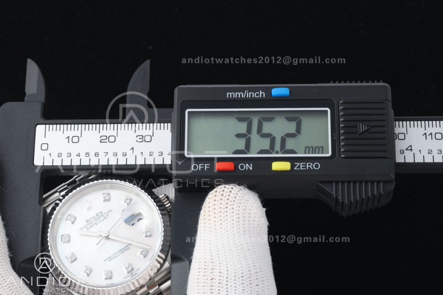 DateJust 36 126234 Clean Plus 1:1 Best Edition 904L Steel MOP Dial on Jubilee Bracelet DD3235