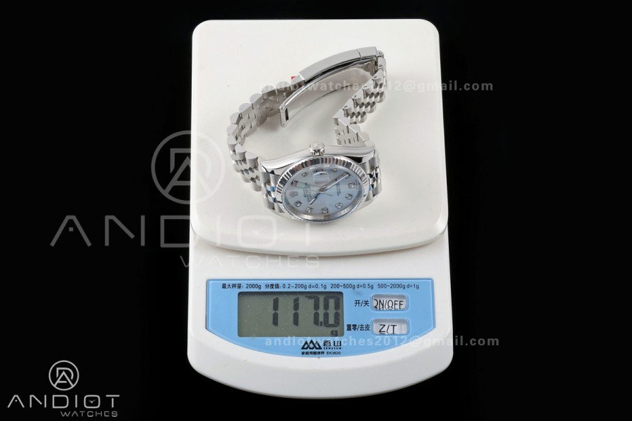 DateJust 36 126234 Clean Plus 1:1 Best Edition 904L Steel MOP Dial on Jubilee Bracelet DD3235