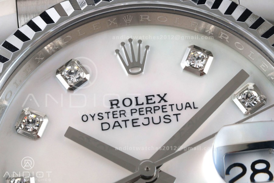 DateJust 36 126234 Clean Plus 1:1 Best Edition 904L Steel MOP Dial on Jubilee Bracelet DD3235