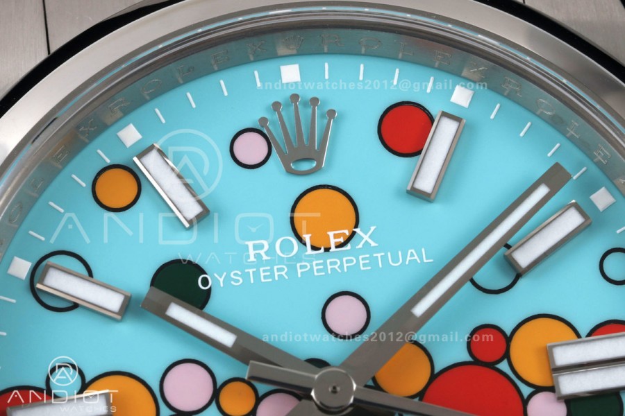 Oyster Perpetual 124300 41mm Clean Plus 1:1 Best Edition 904L Steel Celebration Dial DD3230