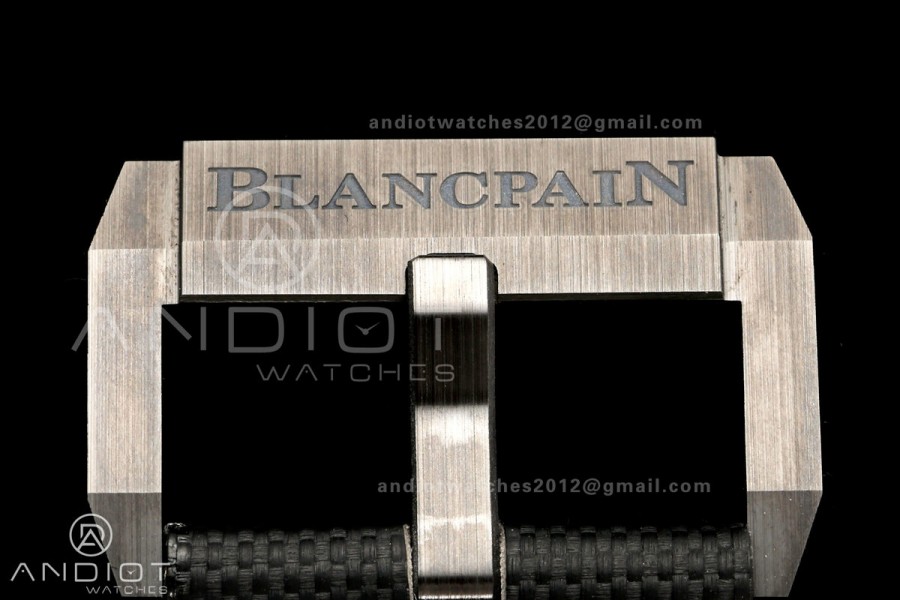 Fifty Fathoms Ceramic DDDF Best Edition Gray Dial on Black Canvas Strap A1315