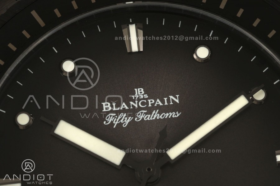 Fifty Fathoms Ceramic DDDF Best Edition Gray Dial on Ceramic Bracelet A1315