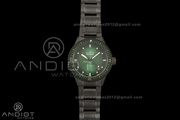 Fifty Fathoms Ceramic DDDF Best Edition Green Dial...