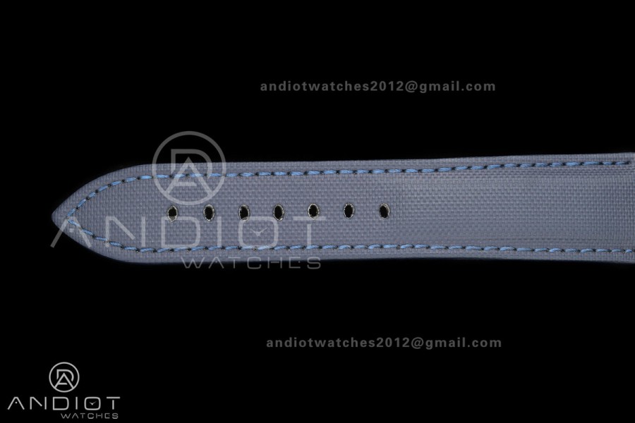 Fifty Fathoms Ceramic DDDF Best Edition Blue Dial on Blue Canvas Strap A1315