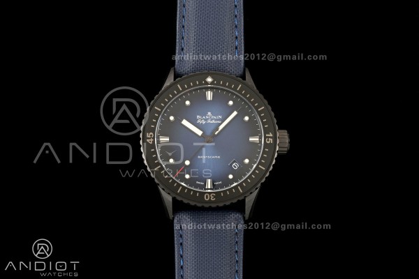 Fifty Fathoms Ceramic DDDF Best Edition Blue Dial ...