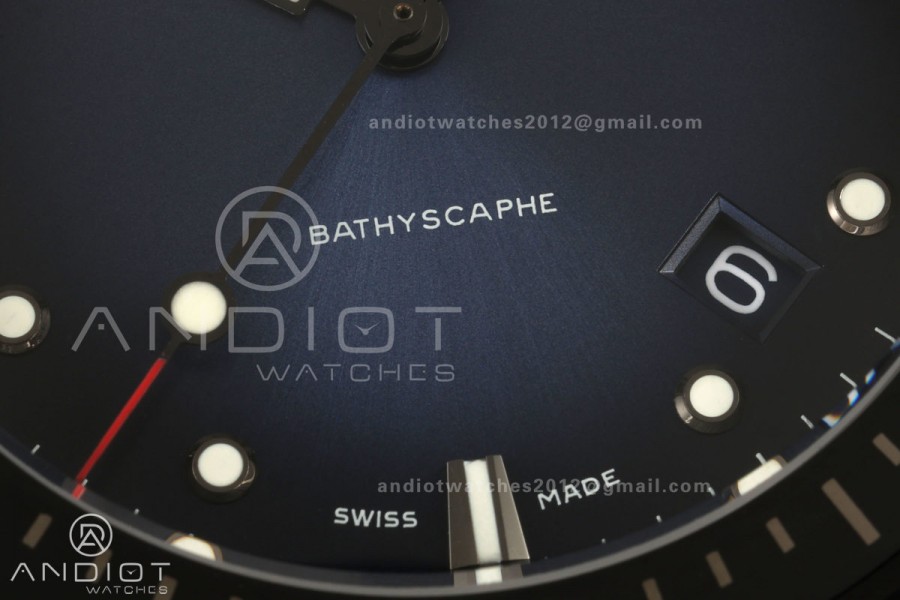 Fifty Fathoms Ceramic DDDF Best Edition Blue Dial on Blue Canvas Strap A1315