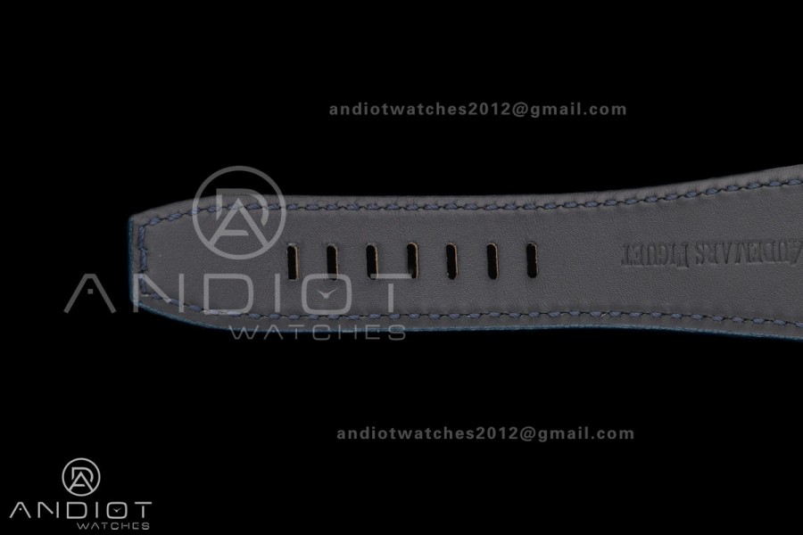 Royal Oak Offshore 26420so Bleu Nuit Nuage 50 DDF 1:1 Best Edition on Blue Calfskin Strap DD4401 Super Clone