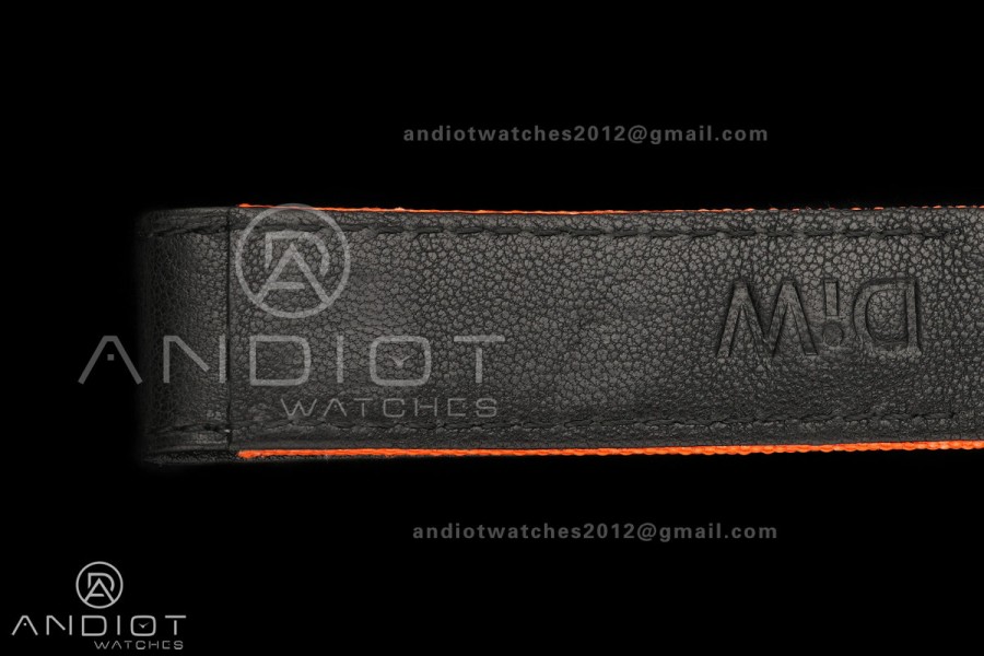 Daytona DIW White Carbon DIWF Best Edition Blue Dial Green Bezel on Orange Nylon Strap SH4130